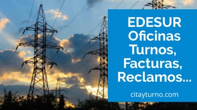 EDESUR Oficinas, turno, pago de facturas, reclamos, teléfono