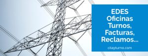 EDES Oficinas, turno, pago de facturas, reclamos, teléfono
